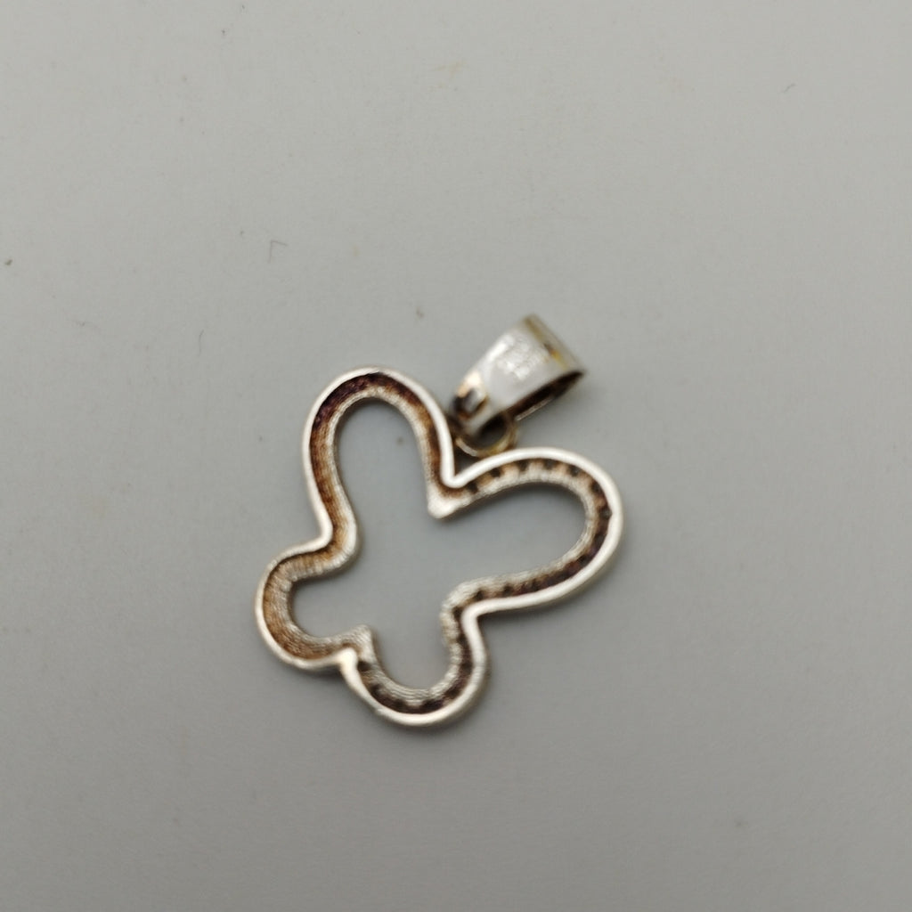 DIJE MARIPOSA C/CIRCONIAS PLATA .925 2.4 GR (NUEVO)
