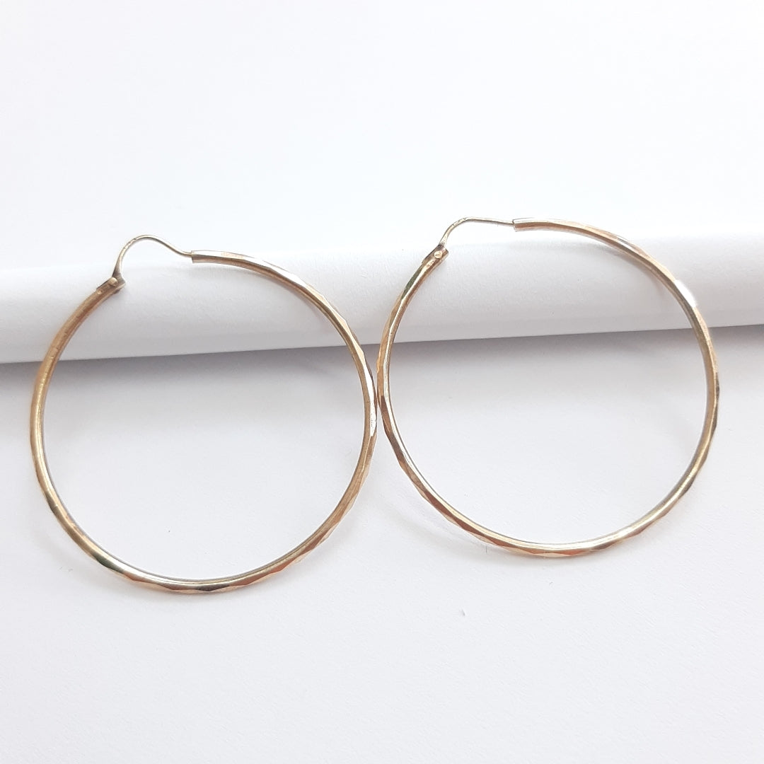 ARRACADAS PAR ORO 14 K 2.6 GRMS (SEMINUEVO)