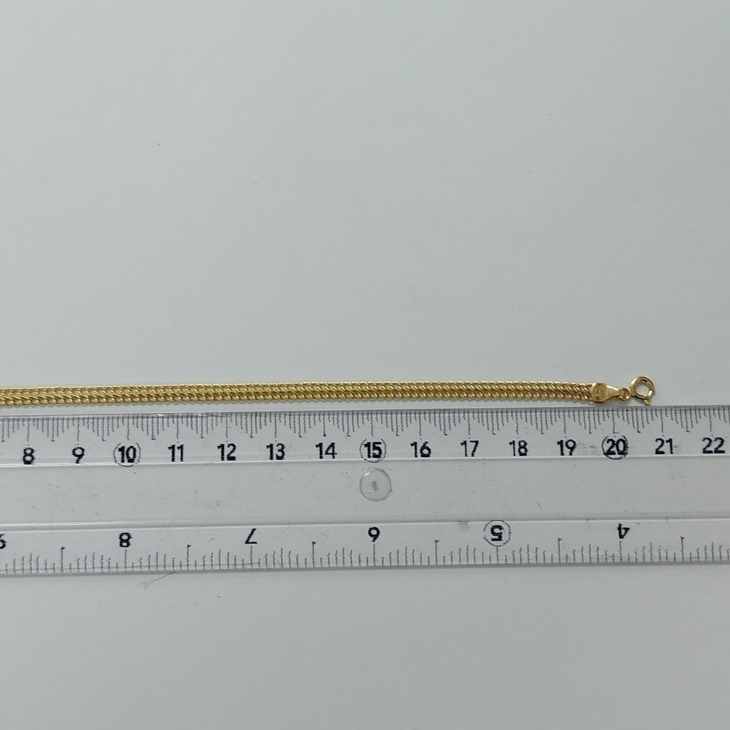 PULSERAS CABALLERO ORO 10K 1.9 (NUEVO)