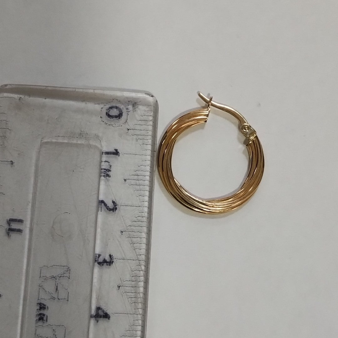 ARRACADAS ORO 14K 1.5 (NUEVO)