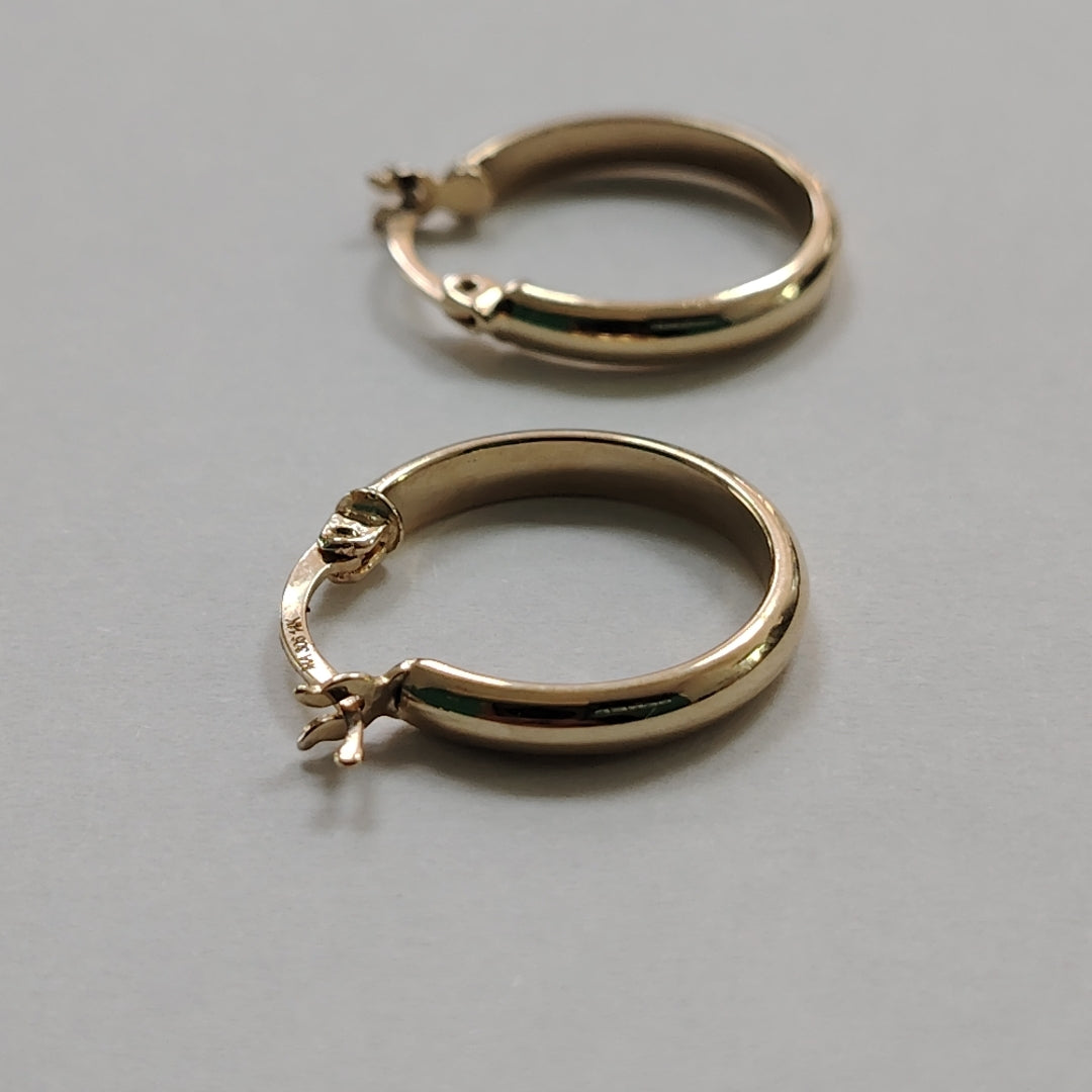 ARRACADAS ORO 14K 1.5 (NUEVO)