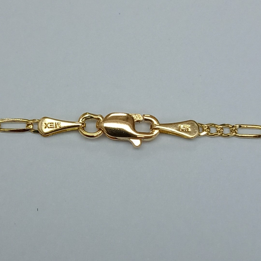CADENAS 3X1 ORO 14K 55 CM 3.9 GR (NUEVO)