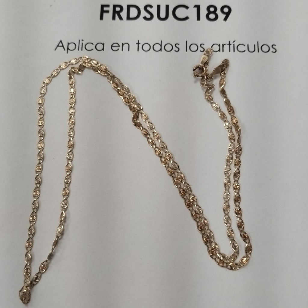 CADENA ORO 14 K 3.1 GRMS (SEMINUEVO)