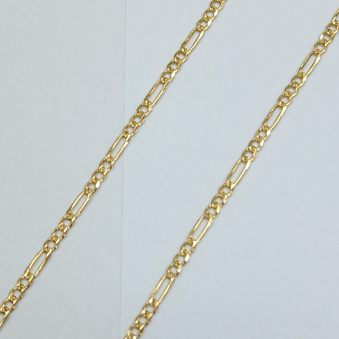CADENAS 3X1 ORO 14K 55 CM 3.8 GR (NUEVO)