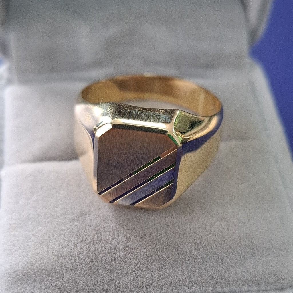 ANILLOS CABALLERO ORO 10K 5.5 (NUEVO)