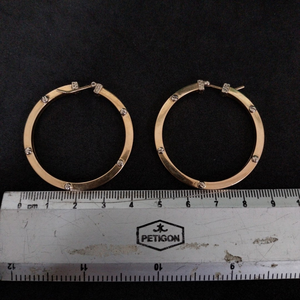 ARRACADAS PAR ORO 14 K 6.3 GRMS (SEMINUEVO)