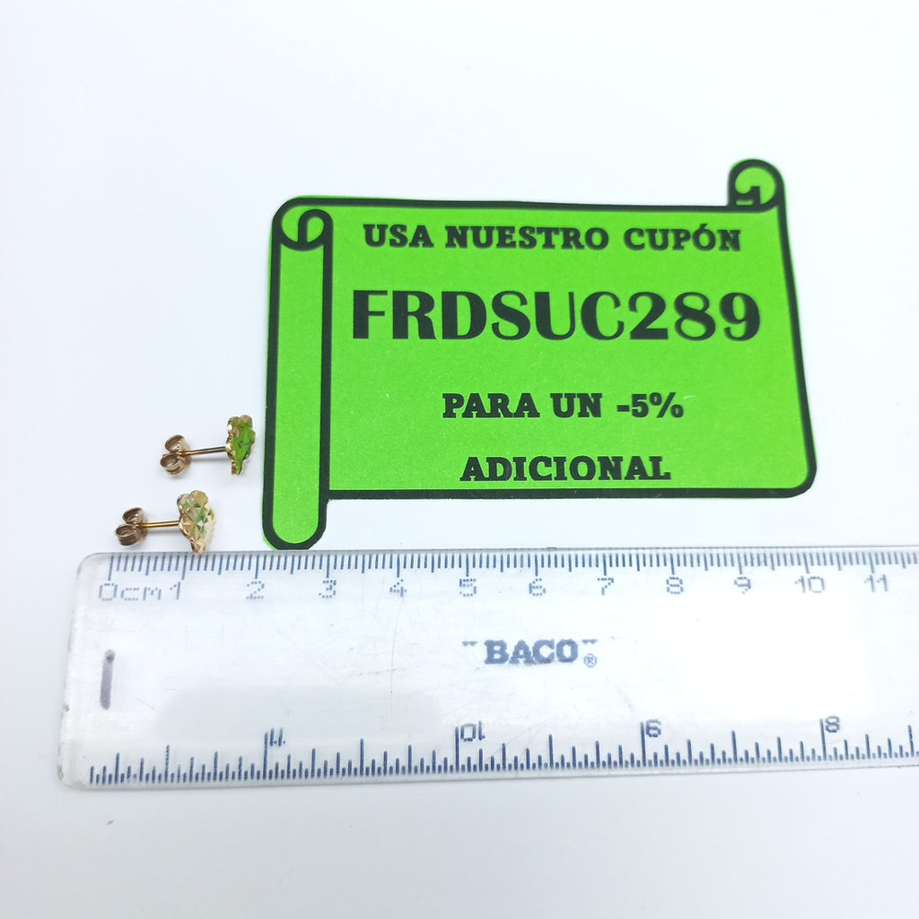 BROQUELES PAR ORO 14 K 1.5 GRMS (SEMINUEVO)