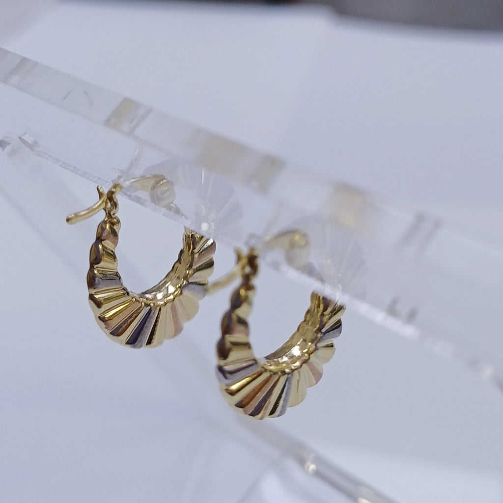 ARRACADAS ORO 14K 1.5 (NUEVO)