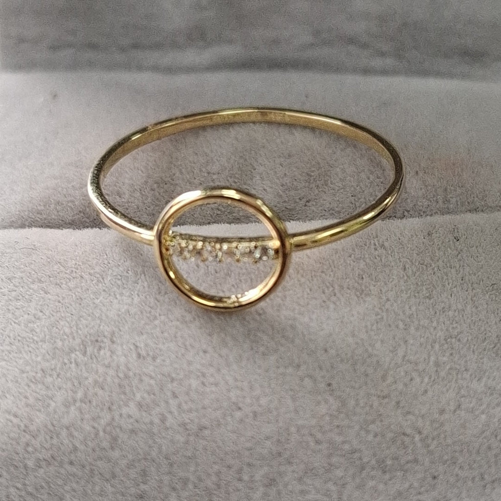 ANILLOS DAMA ORO 14K 0.7 (NUEVO)