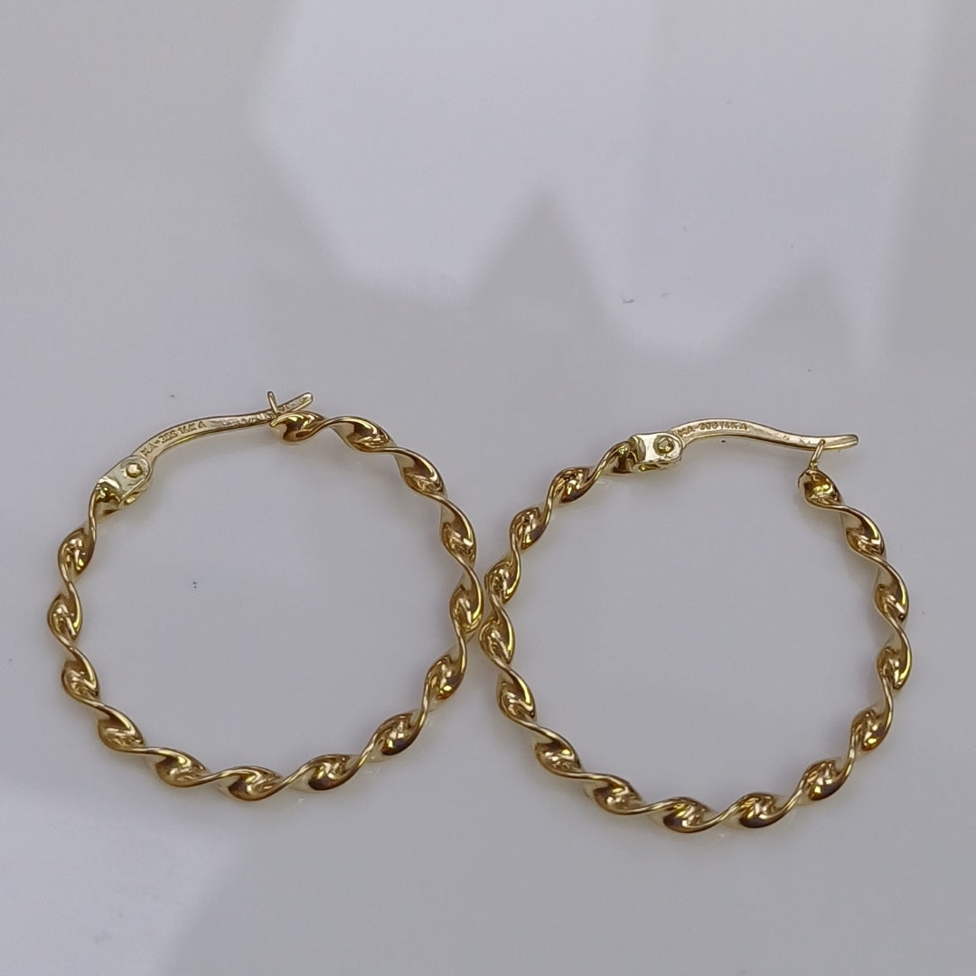 ARRACADAS ORO 14K 1.6 (NUEVO)