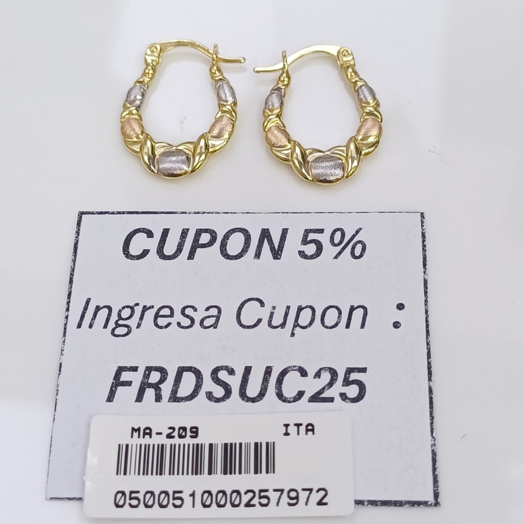 ARRACADAS ORO 14K 1.2 (NUEVO)