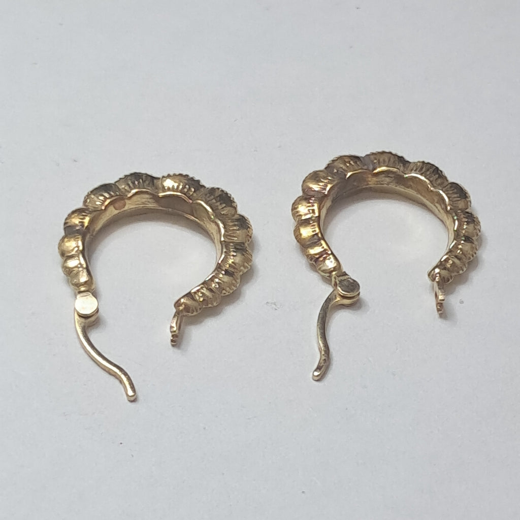 ARRACADAS PAR ORO 10 K 1,50 GRMS (SEMINUEVO)