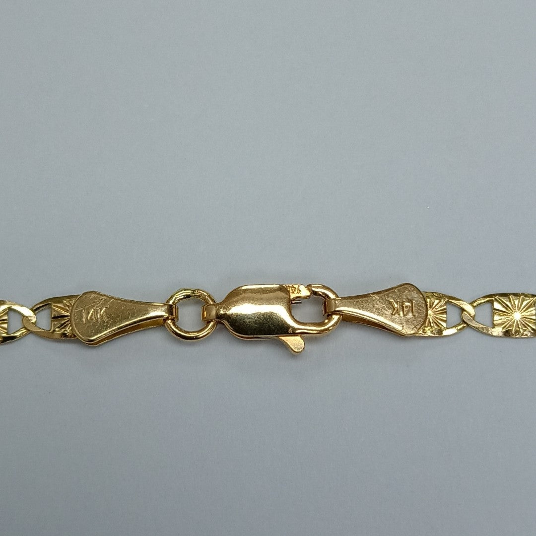 CADENAS GUCHI ORO 14K 55 CM 6.9 GR (NUEVO)