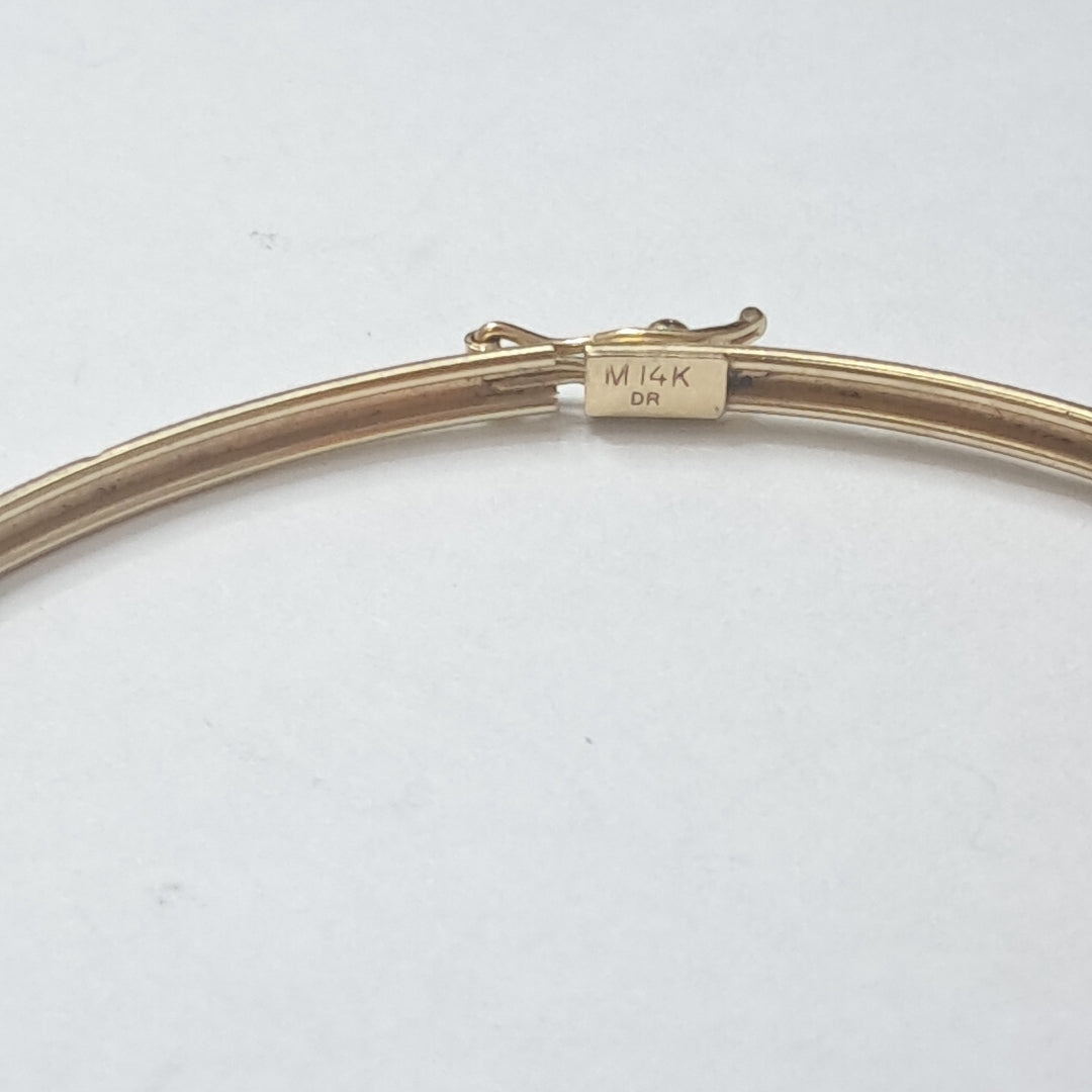 PULSERA RIGIDA ORO 14 K 3,50 GRMS (SEMINUEVO)
