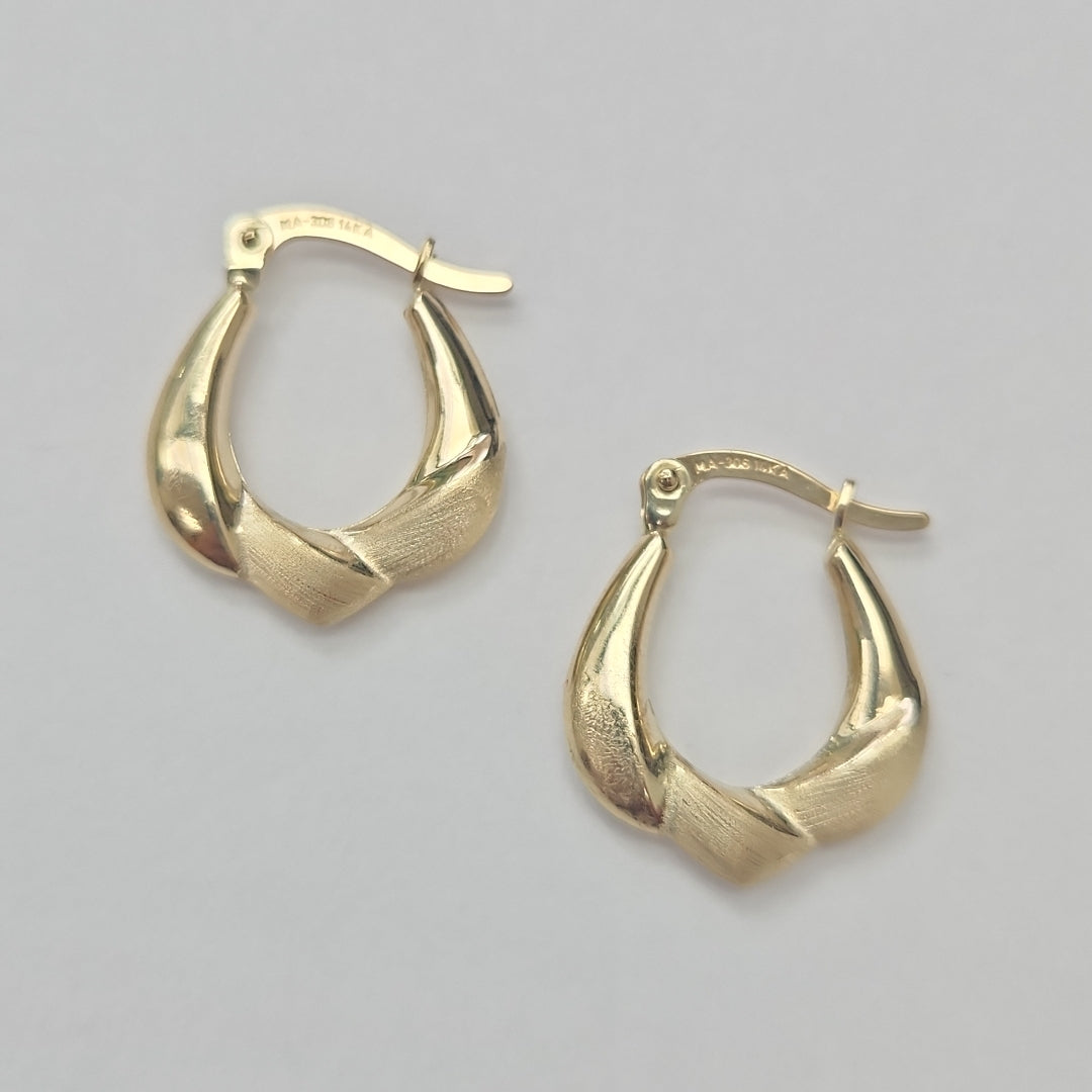 ARRACADAS ORO 14K 1.4 (NUEVO)
