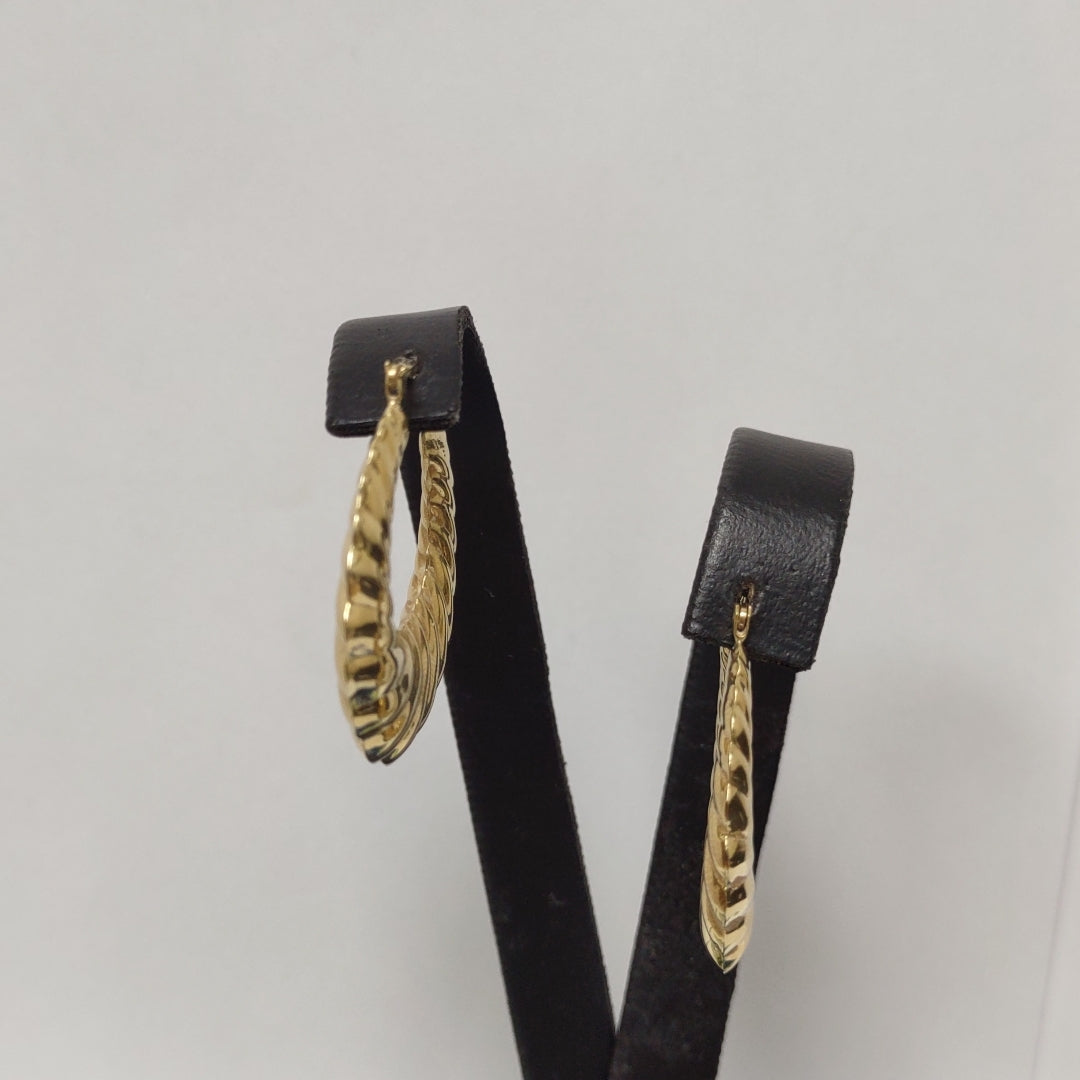 ARRACADAS PAR ORO 14 K 3.7 GRMS (SEMINUEVO)