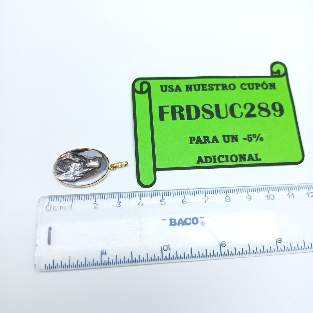 MEDALLA RELIGIOSA ORO 14 K 2,70 GRMS (SEMINUEVO)