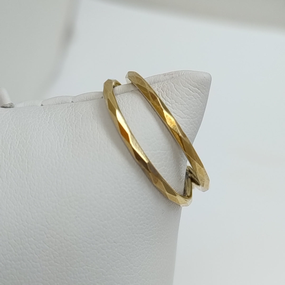 ARRACADAS PAR ORO 14 K 1.8 GRMS (SEMINUEVO)