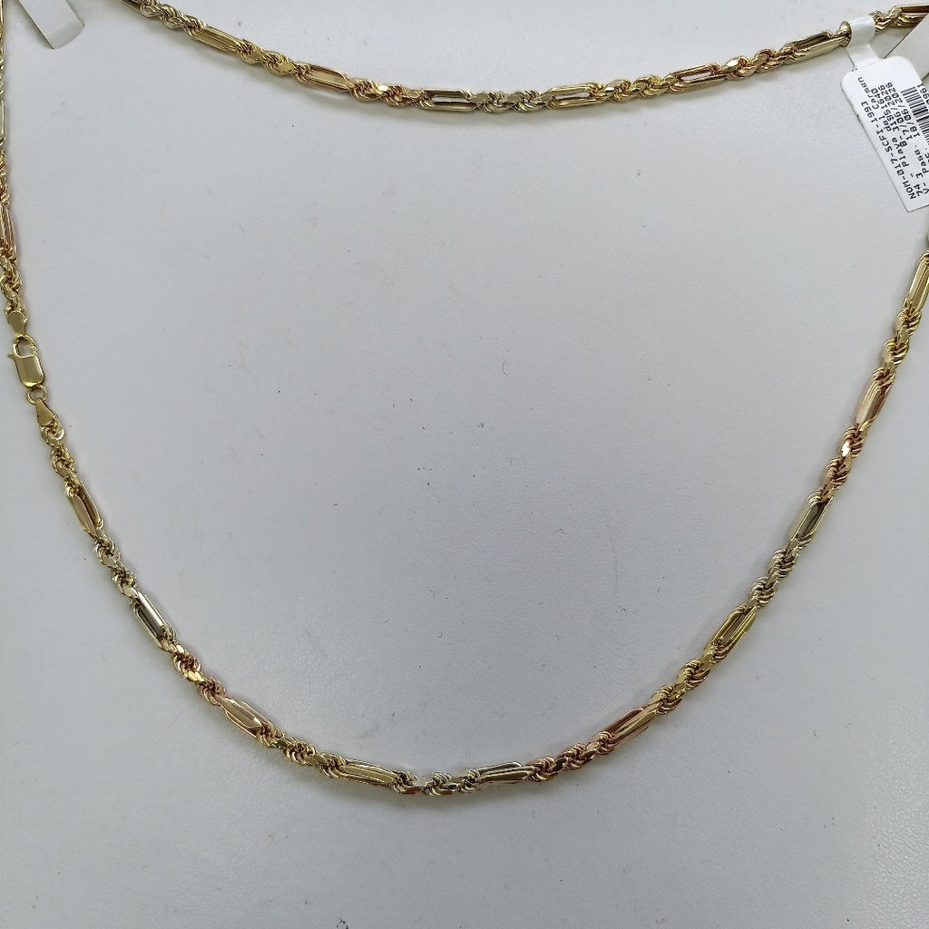 CADENA ORO COMBINADO 14 K 16.4 GRMS (SEMINUEVO)