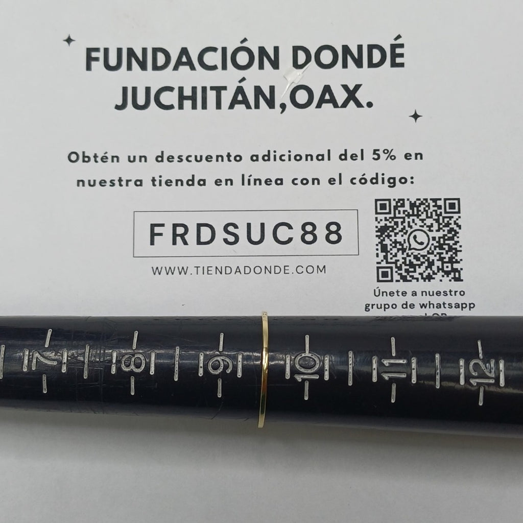 ANILLOS DAMA ORO 14K 0.8 (NUEVO)