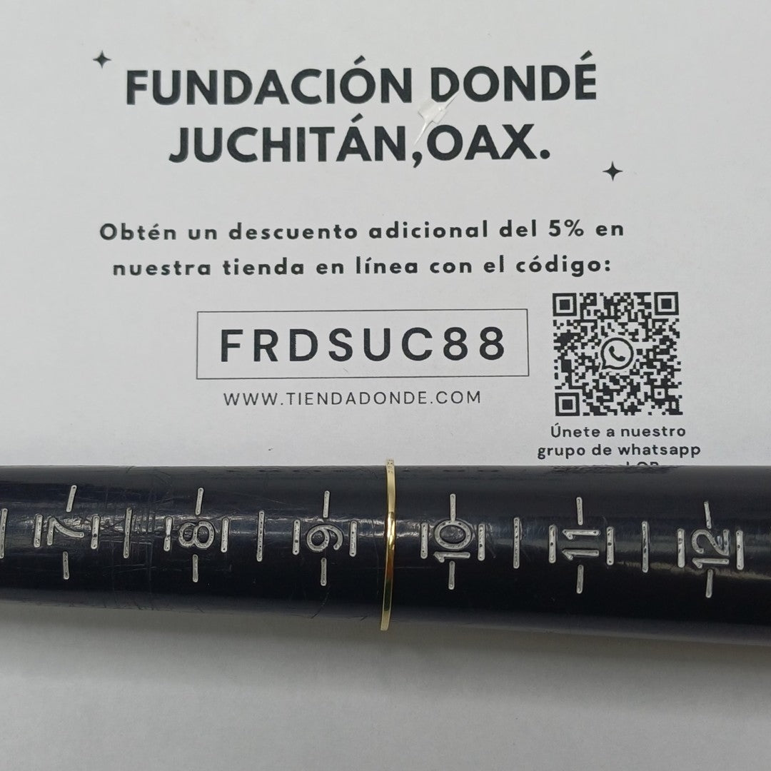 ANILLOS DAMA ORO 14K 0.8 (NUEVO)