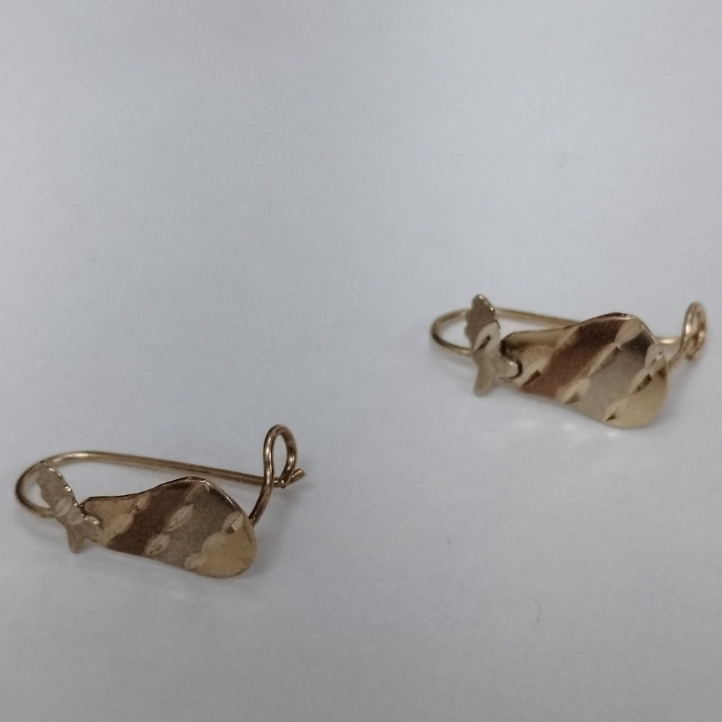 ARETES PAR ORO 10 K 0.8 GRMS (SEMINUEVO)