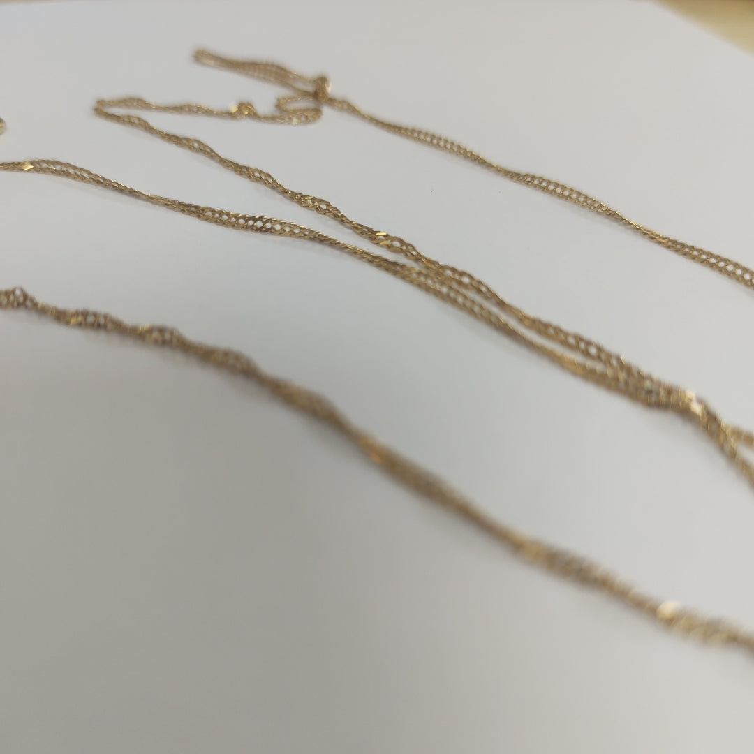 CADENA ORO 14 K 2,10 GRMS (SEMINUEVO)
