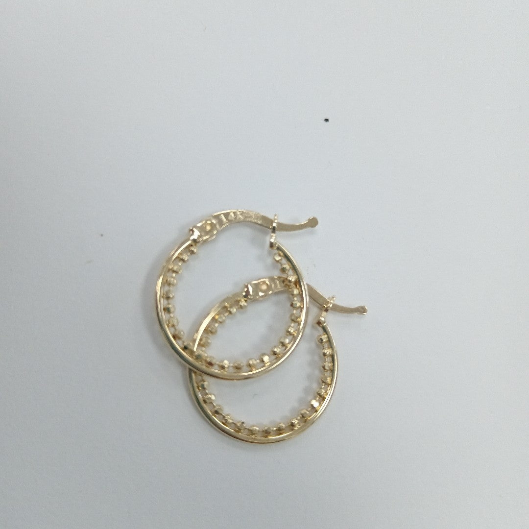 ARRACADAS ORO 14K 1.6 (NUEVO)