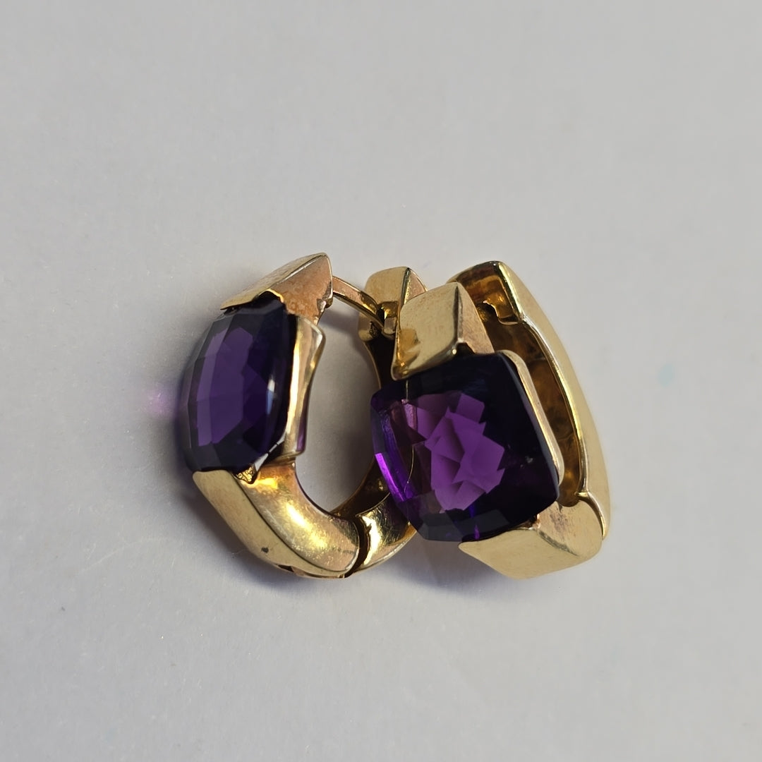 ARETES PAR ORO 14 K 7.6 GRMS (SEMINUEVO)