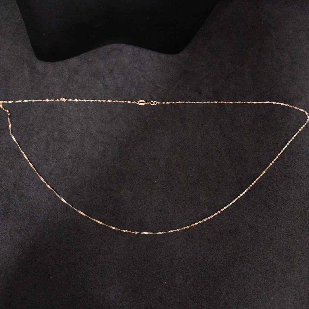 CADENA ORO COMBINADO 10 K 0,90 GRMS (SEMINUEVO)