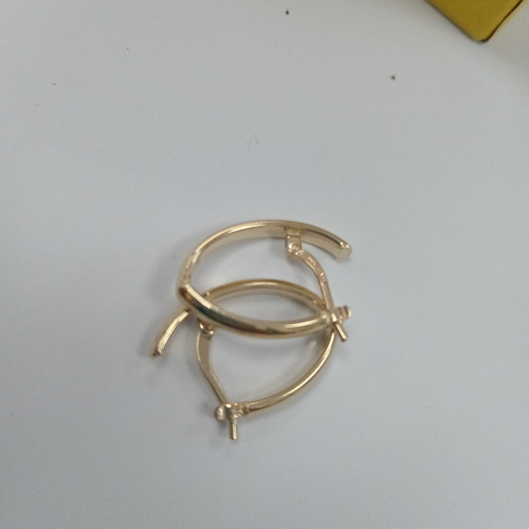 ARRACADAS ORO 14K 1.5 (NUEVO)