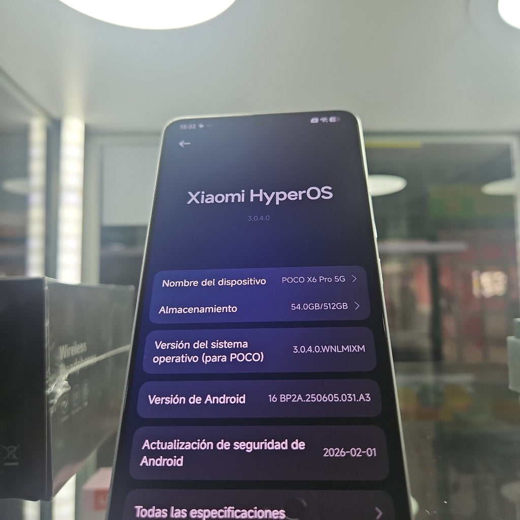 CELULAR XIAOMI POCO X6 PRO 2311DRK48G (2024) 512 GB 12 GB RAM (SEMINUEVO)