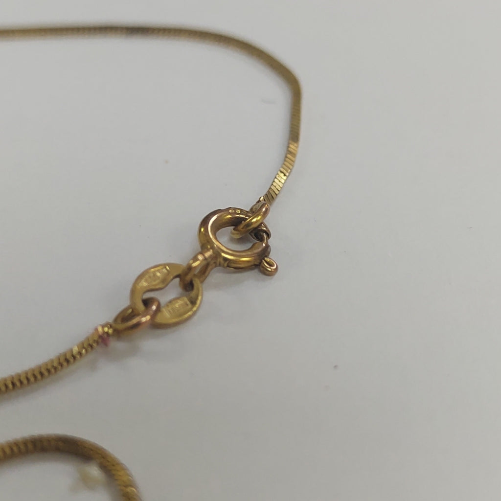GARGANTILLA ORO 14 K 2,50 GRMS (SEMINUEVO)