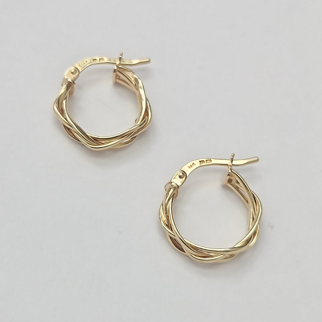 ARRACADAS ORO 14K 1.4 (NUEVO)