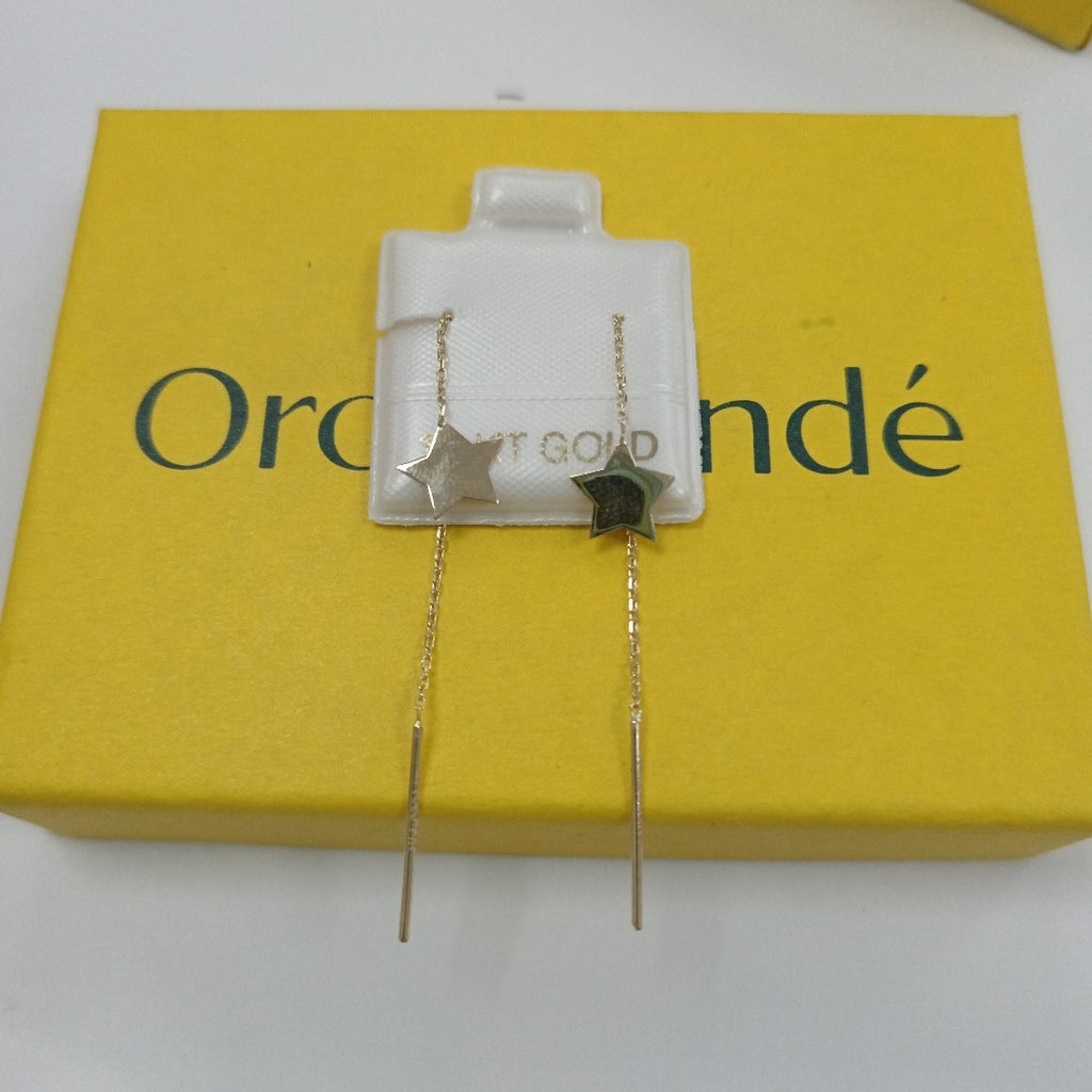 BROQUELES ORO 14K 0.6 (NUEVO)