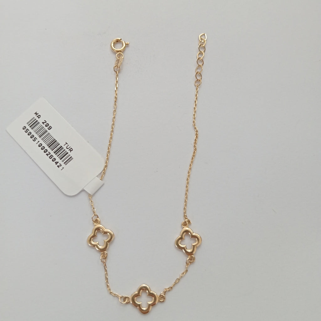 PULSERAS DAMA ORO 14K 1.3 (NUEVO)