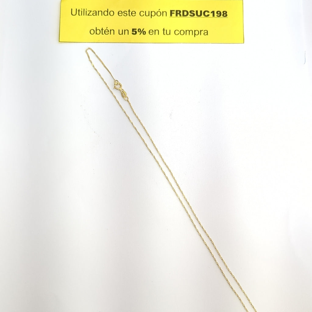 CADENA ORO 10 K 1,00 GRMS (SEMINUEVO)