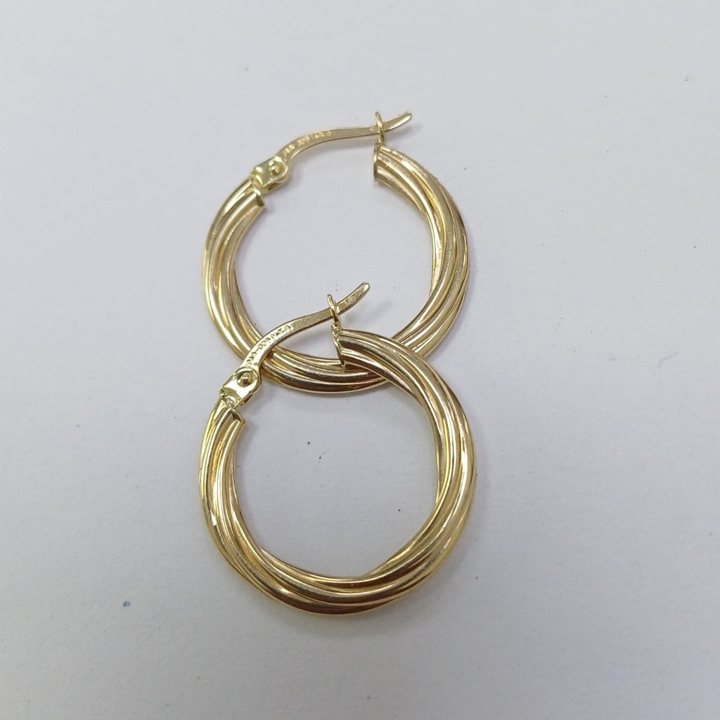 ARRACADAS ORO 14K 1.5 (NUEVO)