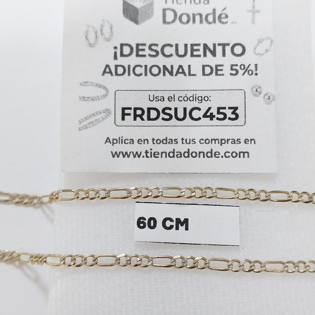 CADENA ORO 10 K 5,00 GRMS (SEMINUEVO)