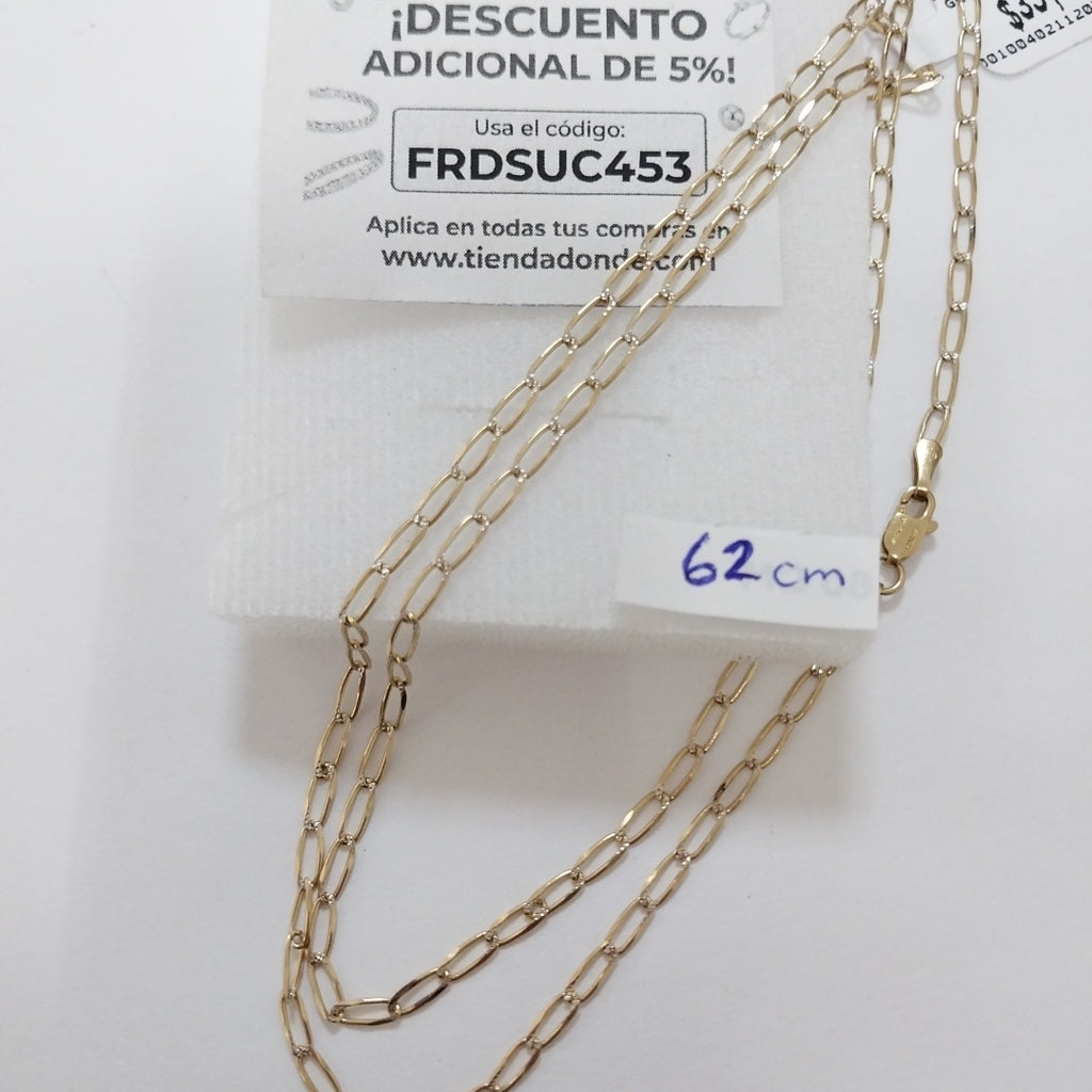 CADENA ORO 14 K 4,60 GRMS (SEMINUEVO)