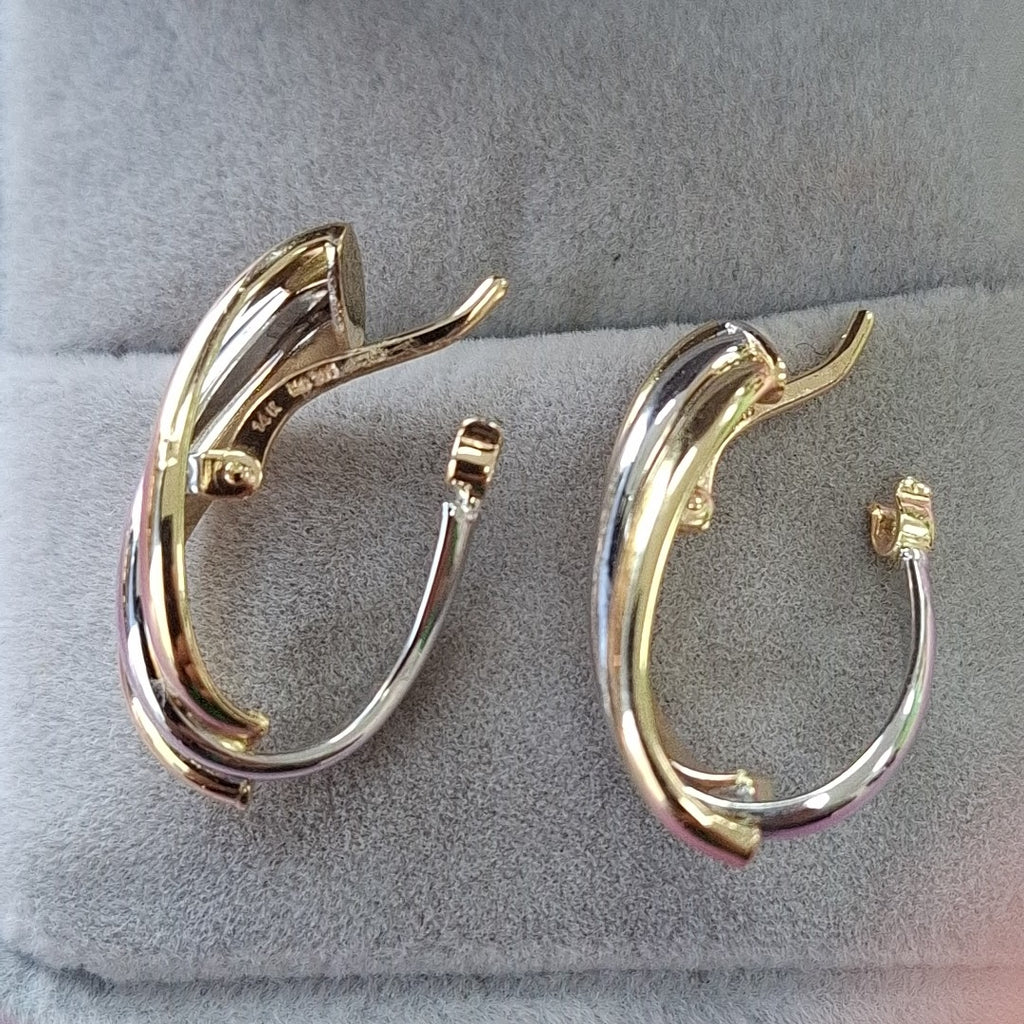 ARRACADAS ORO 14K 2 (NUEVO)
