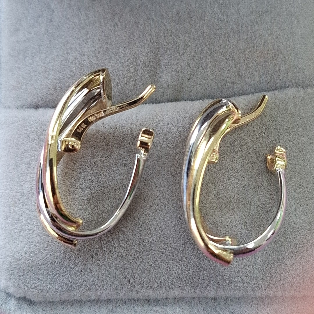 ARRACADAS ORO 14K 2 (NUEVO)