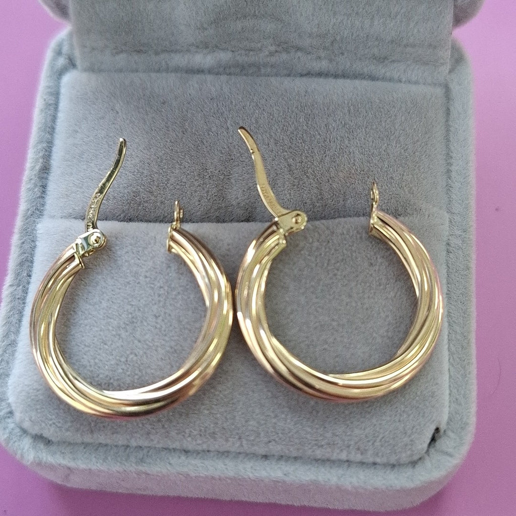 ARRACADAS ORO 14K 1.5 (NUEVO)