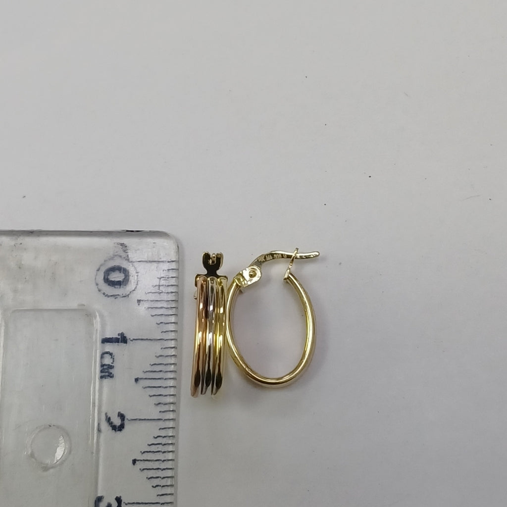 ARRACADAS ORO 14K 1.5 (NUEVO)