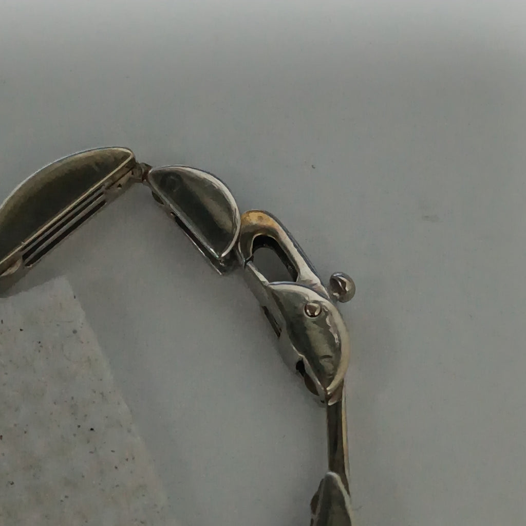 PULSERA ORO, ORO BLANCO 14 K 16.6 GRMS (SEMINUEVO)