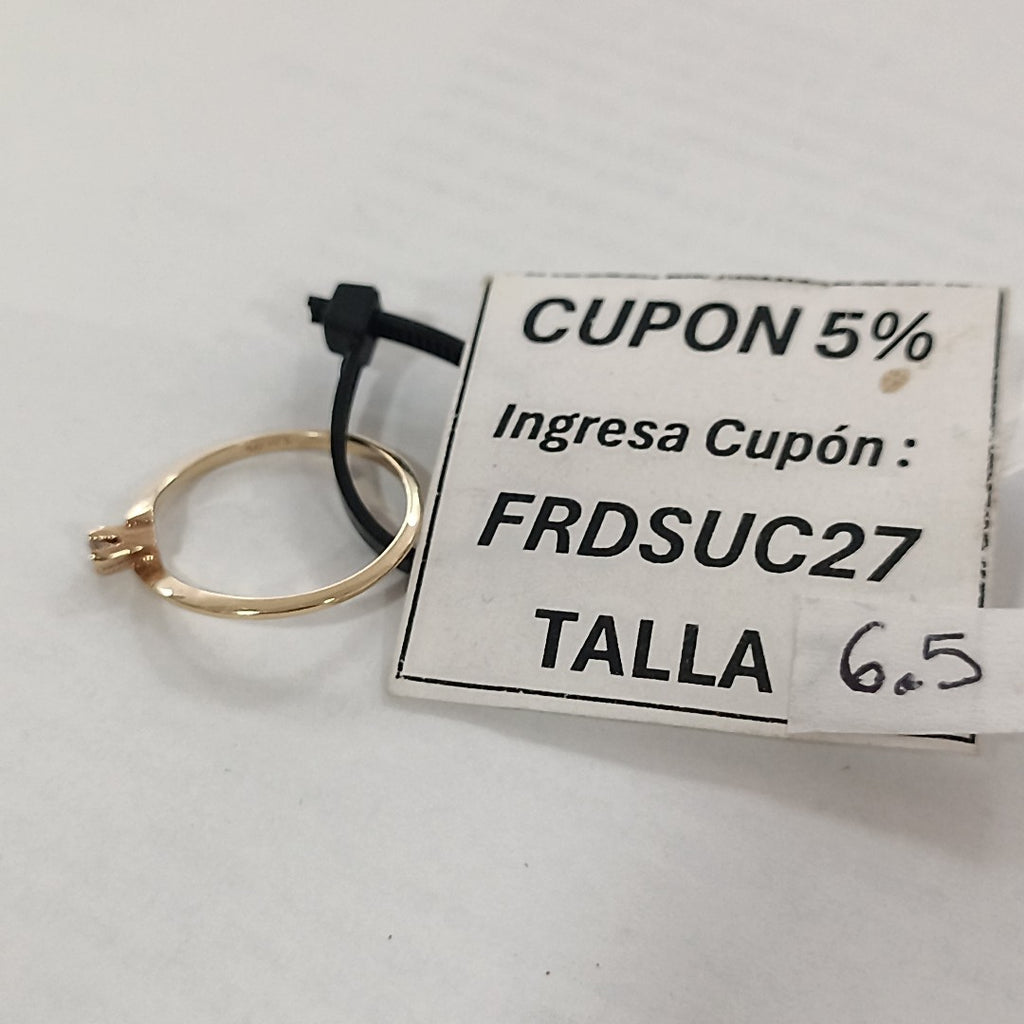 ANILLO ORO 14 K 1.3 GRMS (SEMINUEVO)