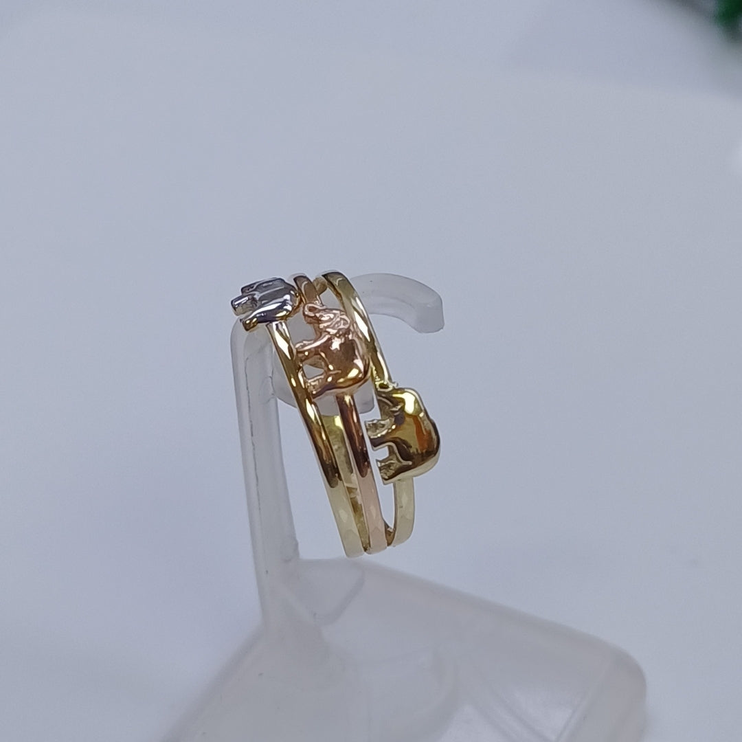 ANILLOS DAMA ORO 14K 2 (NUEVO)