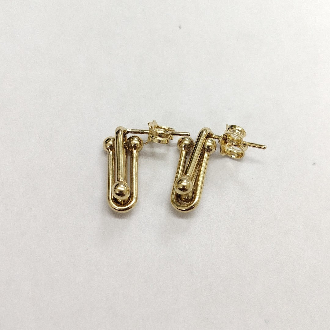 ARETES PAR ORO 10 K 1.3 GRMS (SEMINUEVO)
