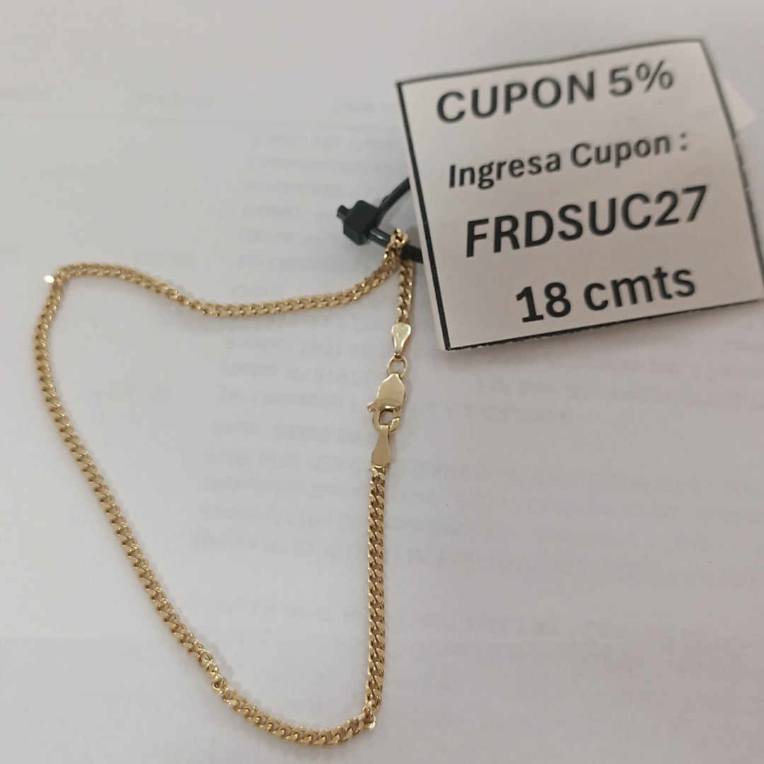 PULSERA ORO 14 K 1.3 GRMS (SEMINUEVO)