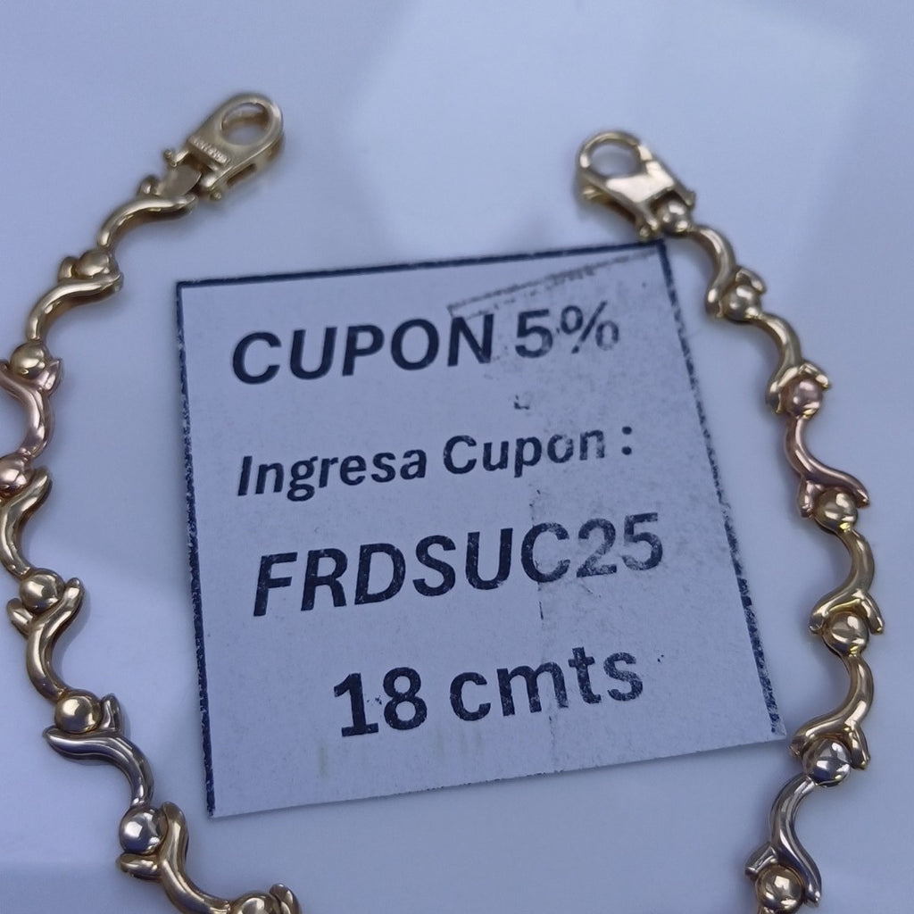 PULSERA ORO 14 K 4,80 GRMS (SEMINUEVO)